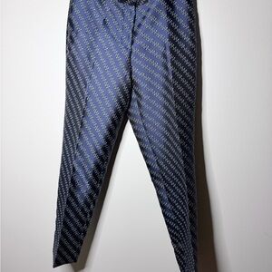 Talbots Navy Holiday Ankle Pants